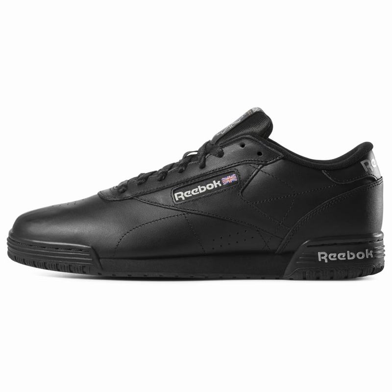 Tenisi Reebok Ex-o-fit Clean Logo Int Dama Negrii/Argintii Romania KX7923NP